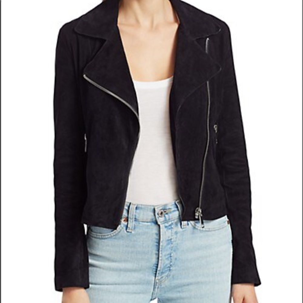 LTH JKT FLO Suede Leather Jacket